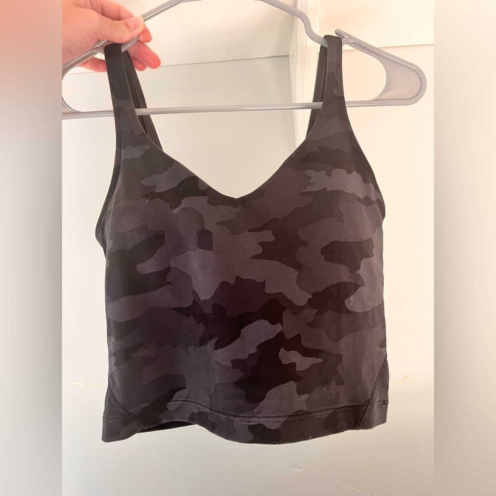 Lululemon Black Camo Align Tank Top
